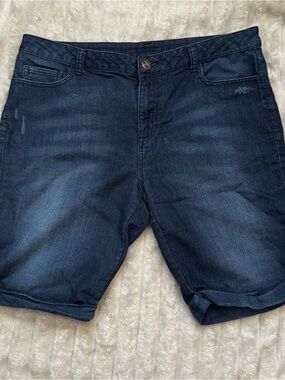 Juicy Couture Indigo Denim Bermuda Shorts